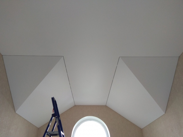 Потолок на мансарде